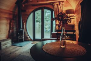 Vilberie Cabin, The Orchard at Fenny Castle, Somerset, Sleeps 2 image00088