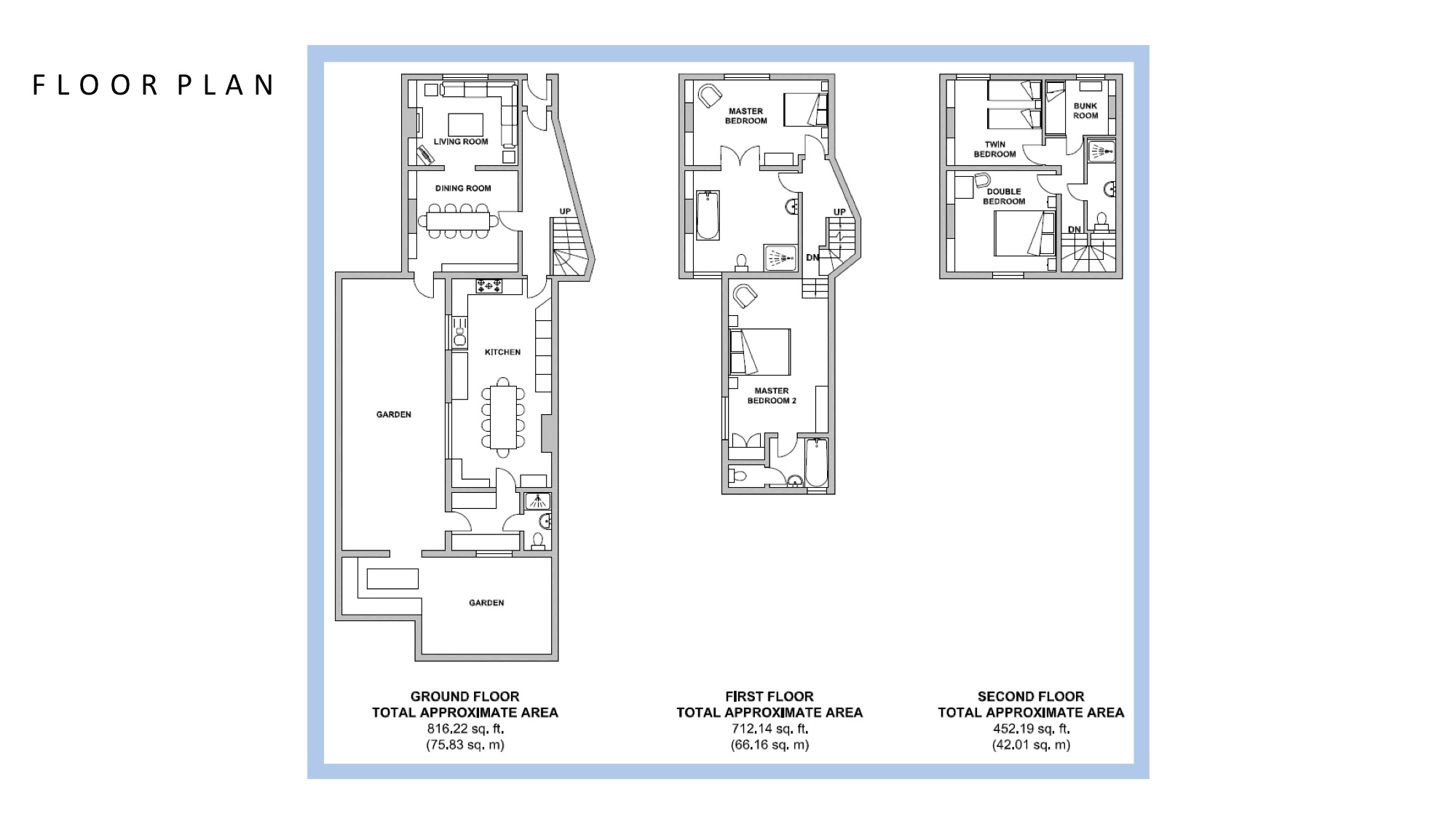 Blue Monkey Cornwall Floor plan 2024